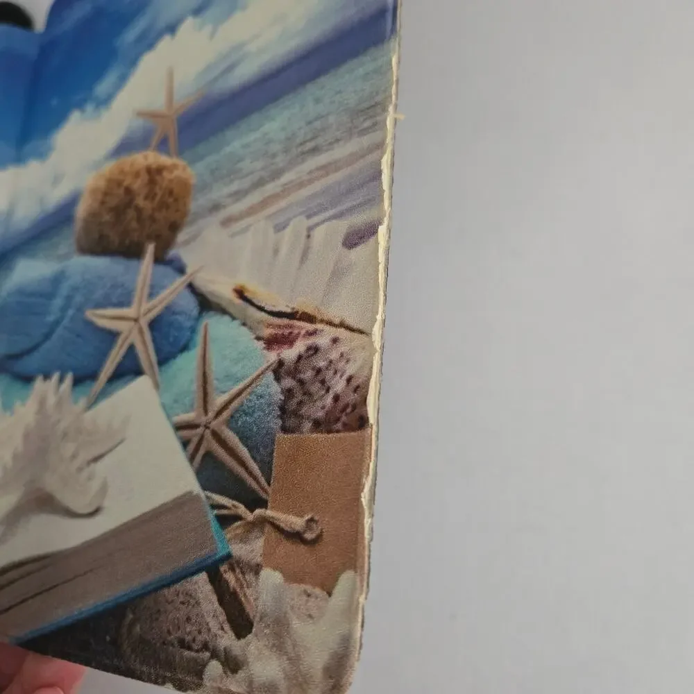 IPad or Air Tablet Case with Auto Sleep/Wake Lid - Beach Theme Front & Back